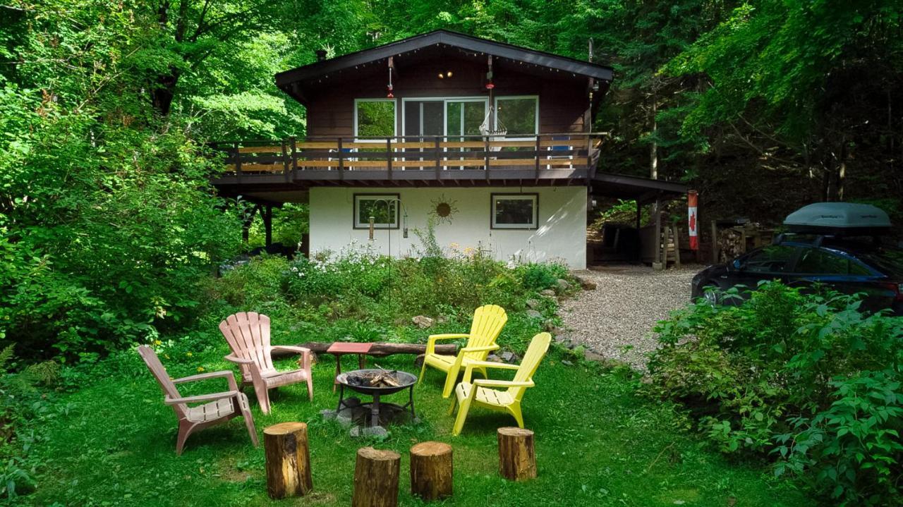Chalet Dans Les Arbres. 3 Ch. /Trees House 3Bdr Lac Sainte-Marie ภายนอก รูปภาพ